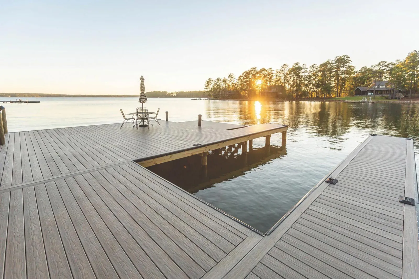 Marine construction on a Southeast Nebraska lake by Outback Construction