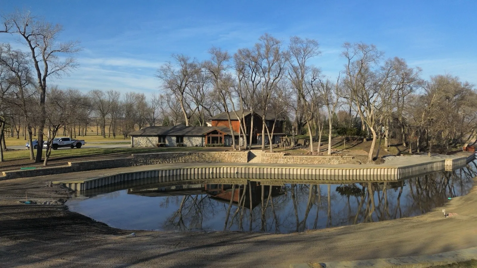 Lakefront marine construction in Springfield, Nebraska by Outback Construction