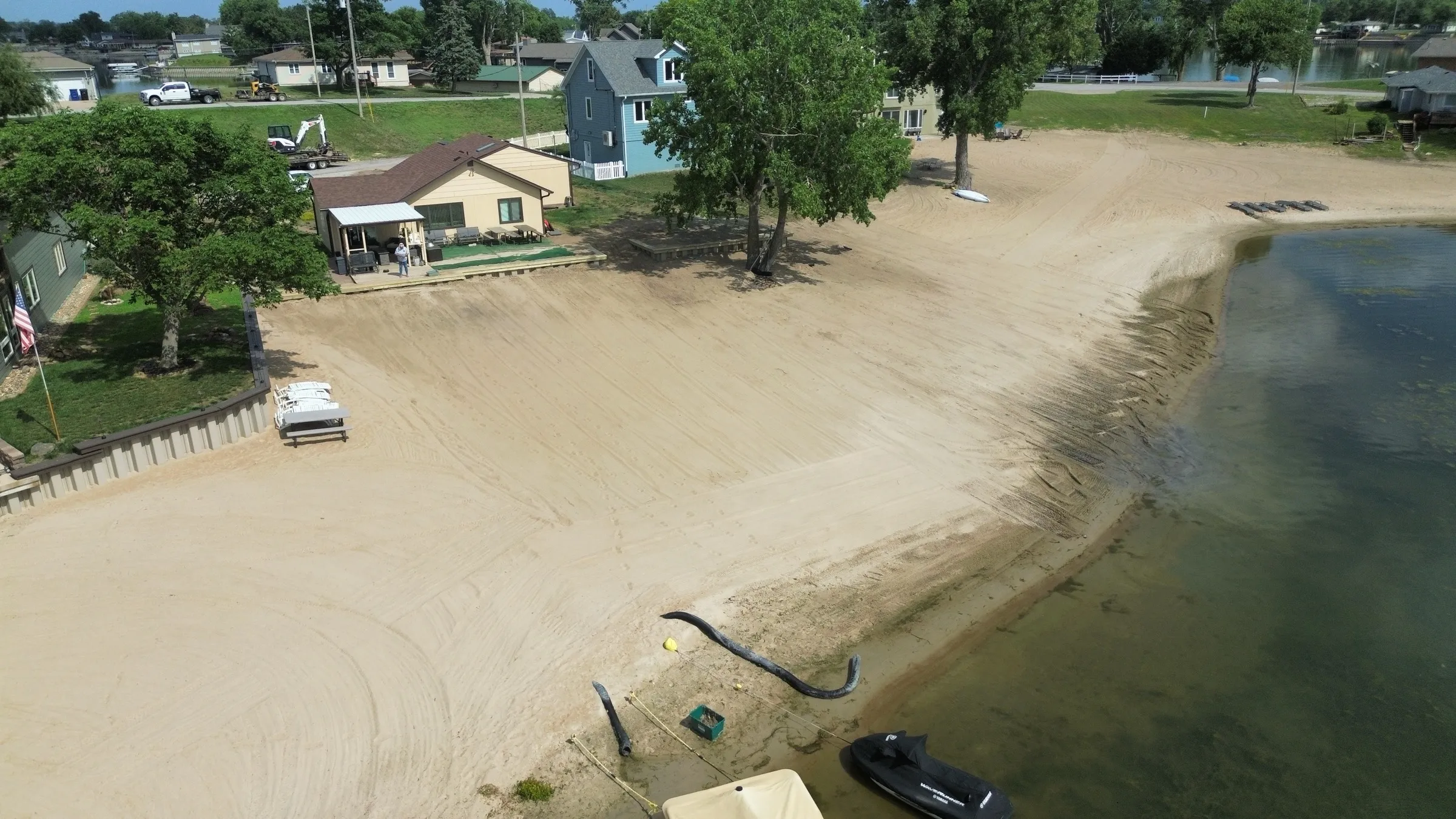 Beach reclamation — Beach Reclamation by Outback Construction
