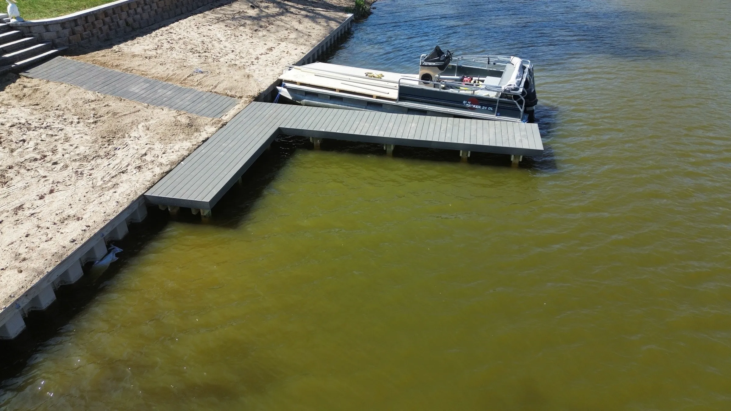 Boat Dock Construction & Repair on a Southeast Nebraska lake by Outback Construction
